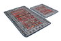 Mijölnir Juego de alfombras de baño Weref Multicolor de 2 piezas